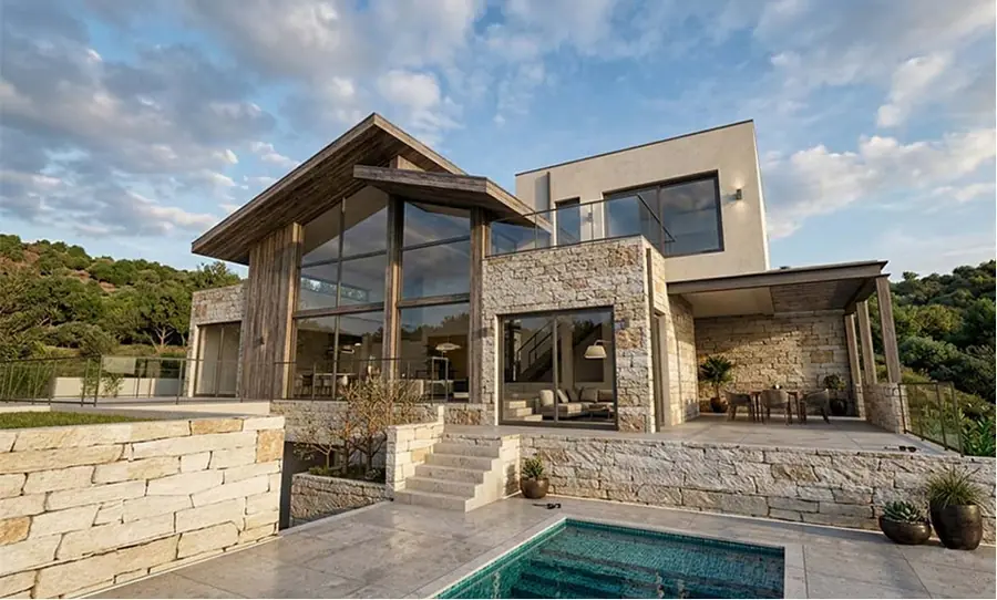 Projet de maison conçu par Terrils et Sucs Architecture